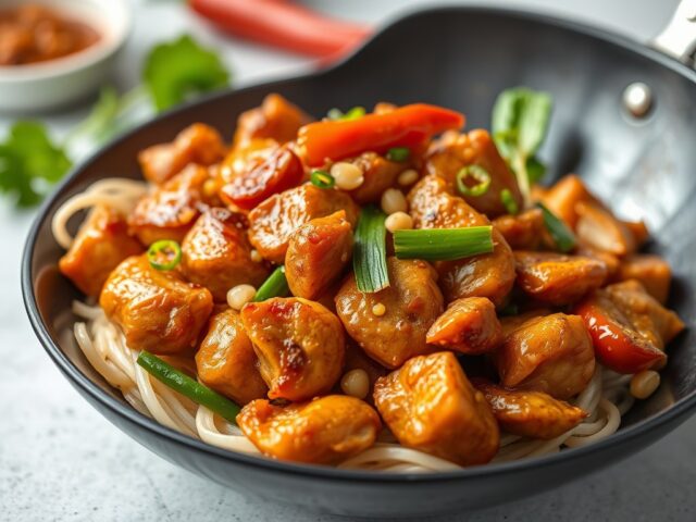 Pindasaus voor saté of ayam panggang — AI-gegenereerde illustratie