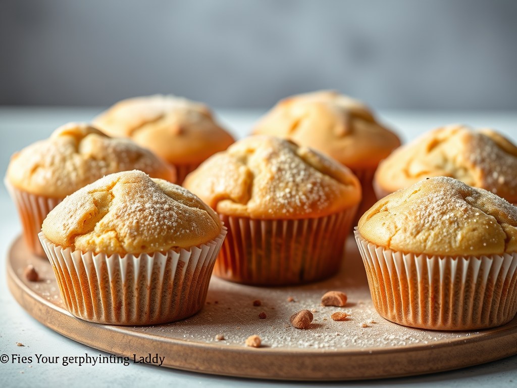 Pink Lady® muffins, AI-gegenereerde illustratie