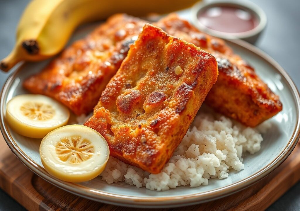 Pisang goreng, AI-gegenereerde illustratie