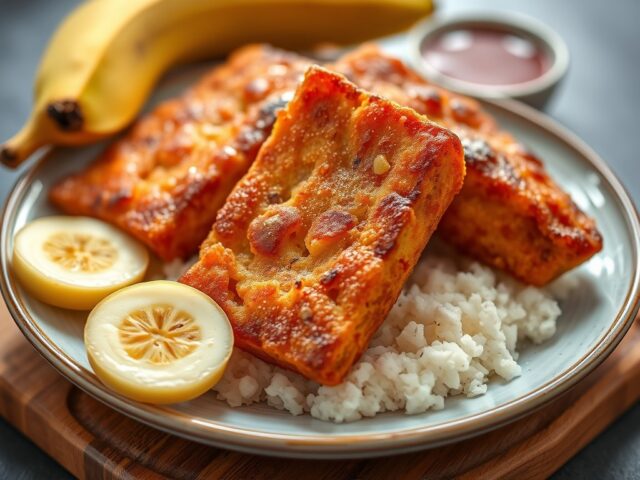 Pisang goreng — AI-gegenereerde illustratie