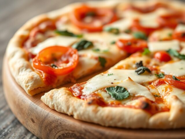 Pita pizza — AI-gegenereerde illustratie