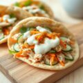 Pitabroodjes met kipsalade