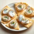 Pitapuntjes met mierikswortel en haring