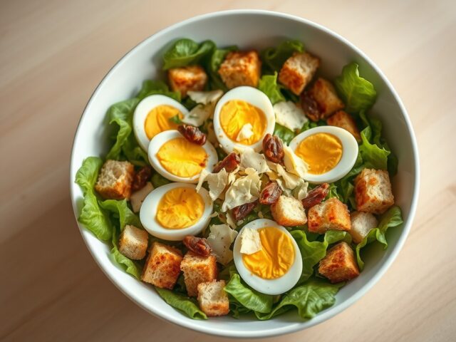 Pittig,zachte salade