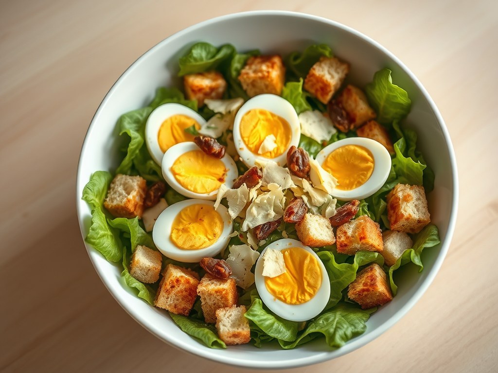 Pittig,zachte salade, AI-gegenereerde illustratie