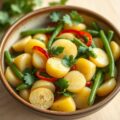 Pittige aardappelsalade