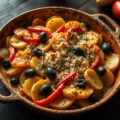 pittige aardappelschotel