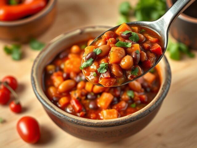 Pittige bonenchilli