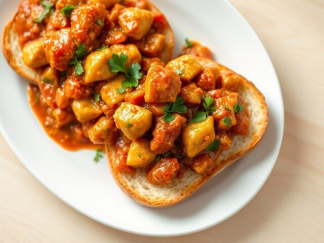Pittige kippenragout