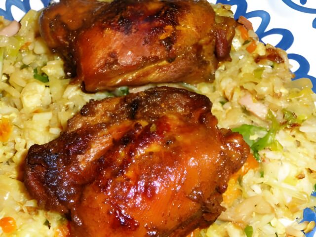 Pittige marinade met kerrie voor kip