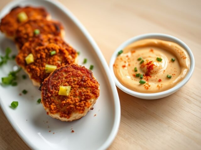 Pittige mignonnettes met sinaasappelmayonaise