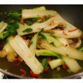 Pittige Paksoi….Roerbak lekker knapperig.