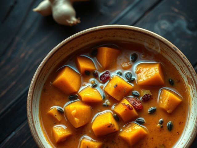 Pittige pompoencurry