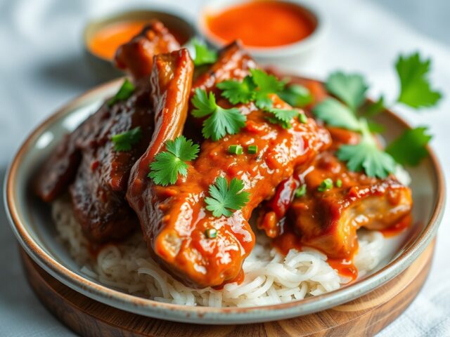 Pittige Thaise spareribs