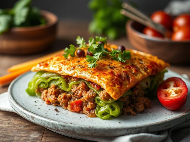 Pittige witlof ovenschotel — AI-gegenereerde illustratie