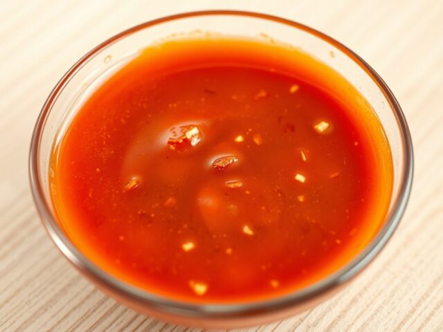Pittige zoetzure chillisaus