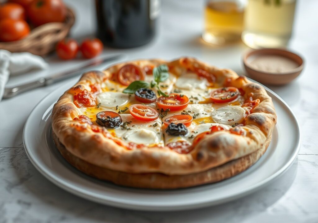 Pizza Deeg (Versie Jan A0, AI-gegenereerde illustratie
