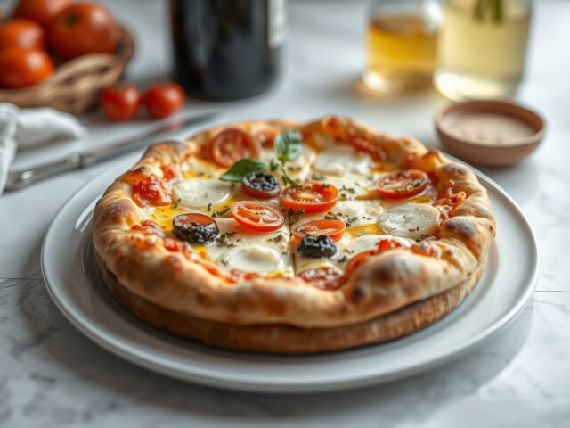 Pizza Deeg (Versie Jan A0 — AI-gegenereerde illustratie