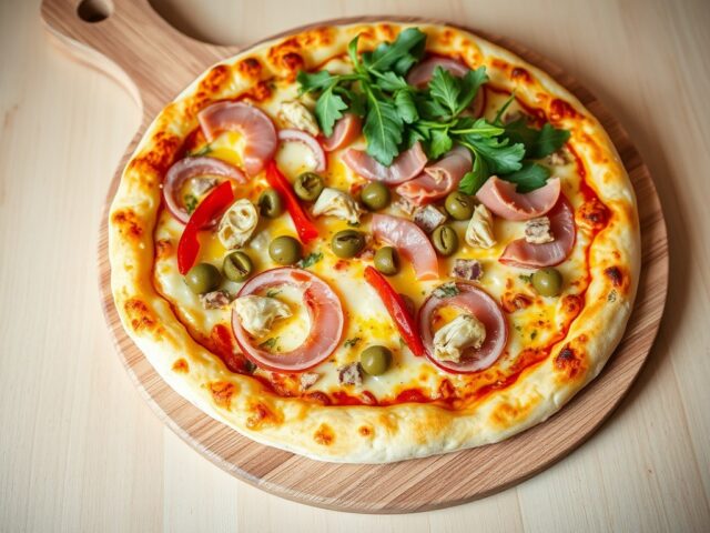 Pizza met biologische Bastiaansen kaas