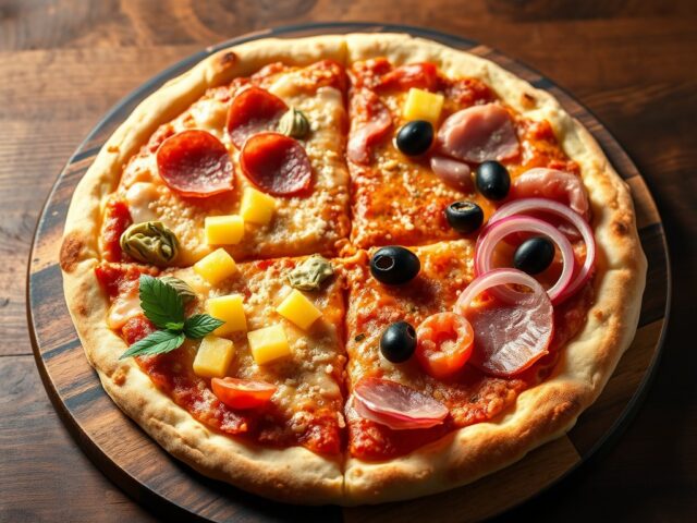 Pizza quattro gusti