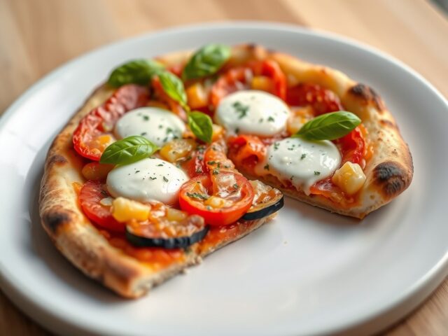 Pizza suprème met mozzarella — AI-gegenereerde illustratie