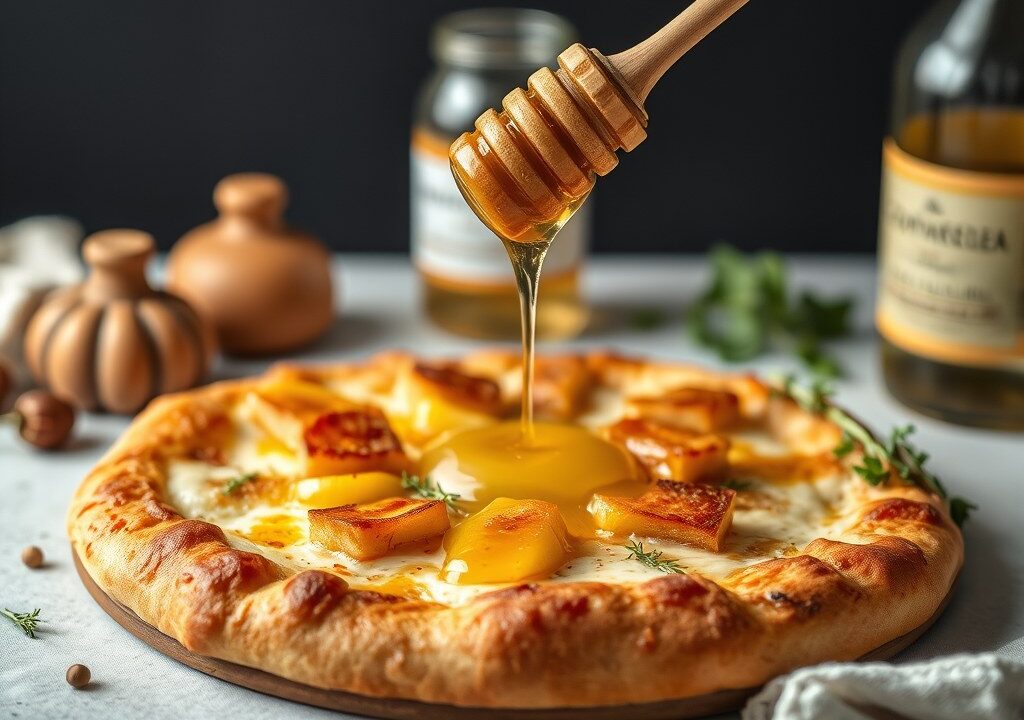 Pizzadeeg van Benedetta, AI-gegenereerde illustratie