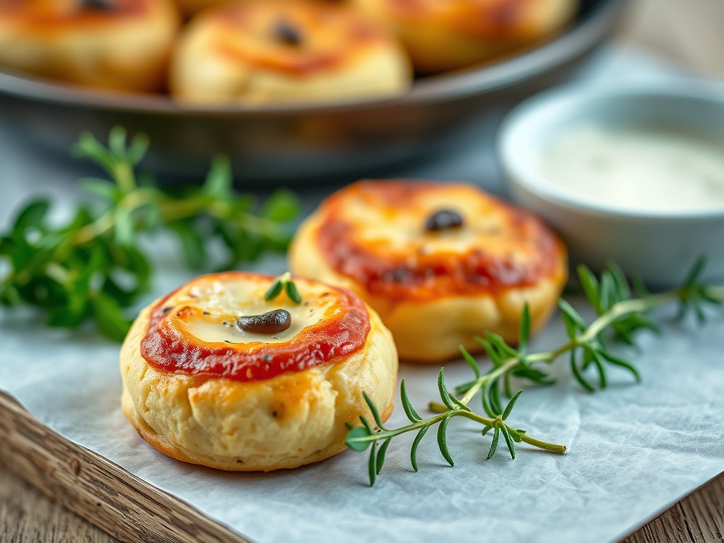 Pizzakoekjes, AI-gegenereerde illustratie