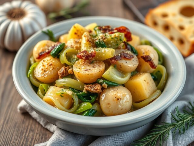 Pizzoccheri gezond – Italiaanse winterkost — AI-gegenereerde illustratie