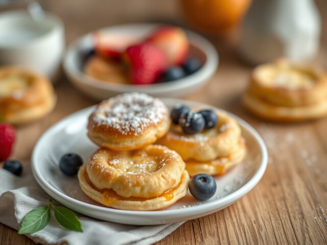 Poffertjes beslag — AI-gegenereerde illustratie