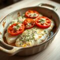 poisson aux tomates au four