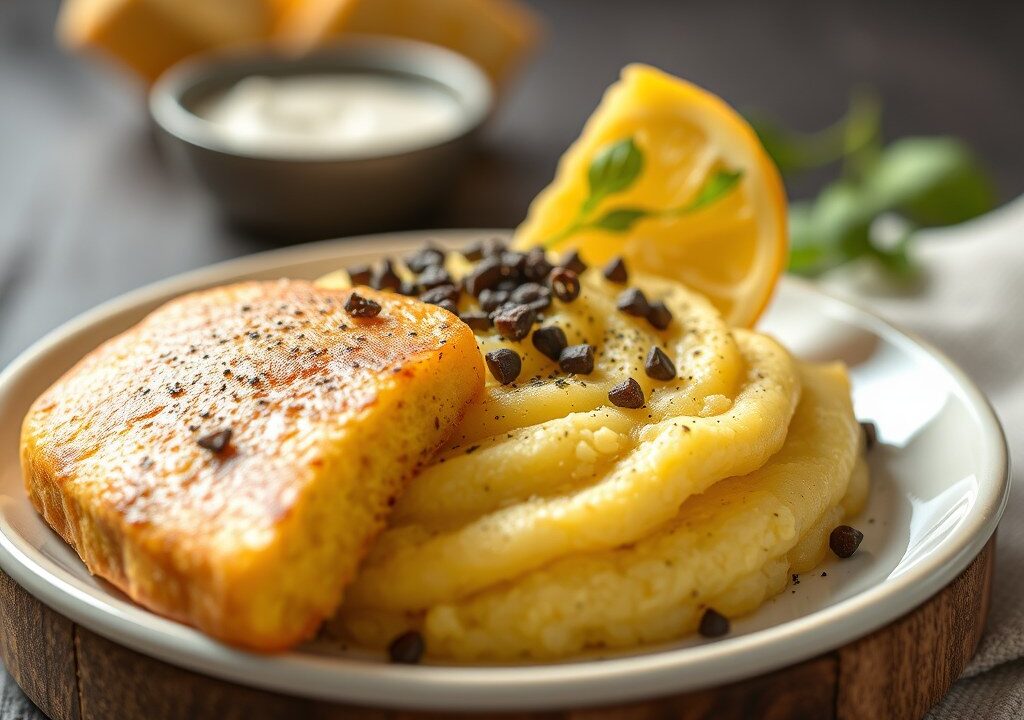 Polenta Snack, AI-gegenereerde illustratie
