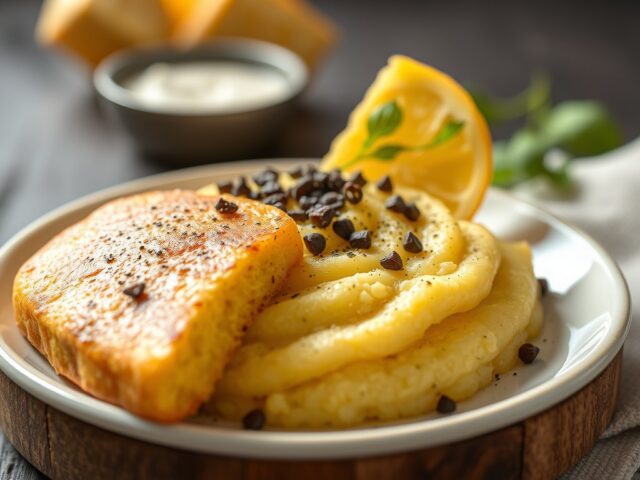 Polenta Snack — AI-gegenereerde illustratie