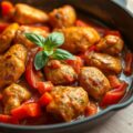 Pollo con peperoni (kip met paprika)