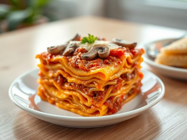 Pompoenlasagne