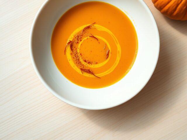 Pompoensaffraanvelouté