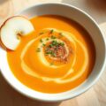 Pompoenvelouté met appel