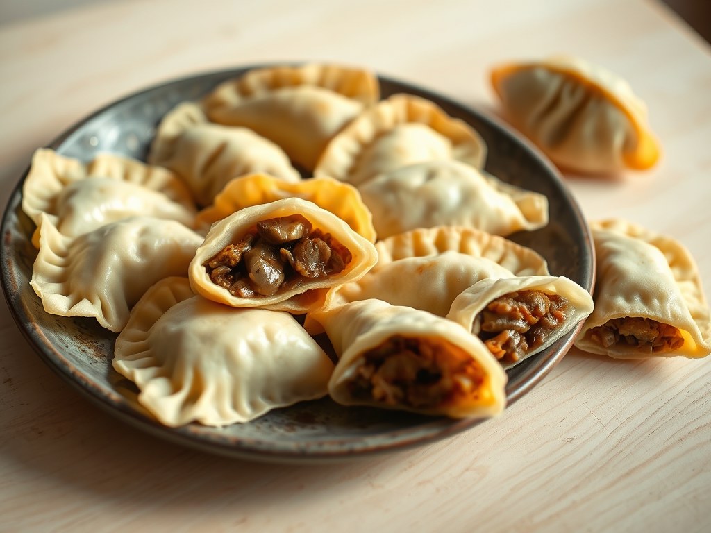 Poolse Pierogie, AI-gegenereerde illustratie