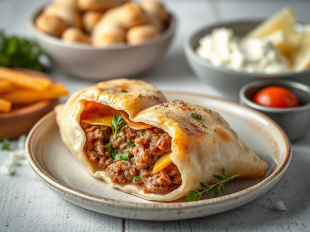 Poolse Pierogie met gehakt