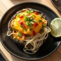 Portobello met pittig roerei en mihoen