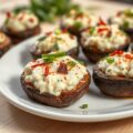 Portobello met vier kazen