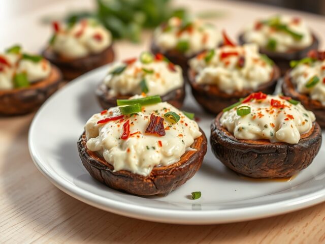 Portobello met vier kazen