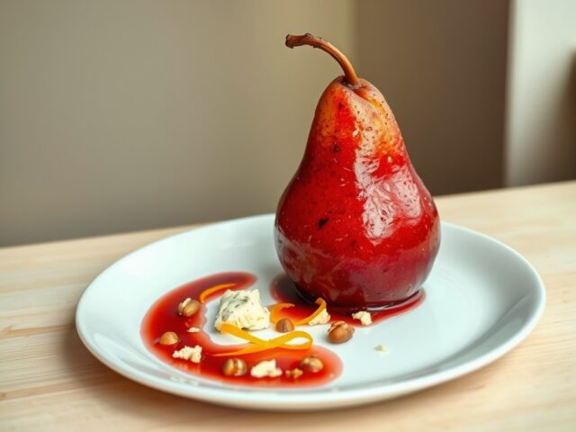 Portpeertje met gorgonzola