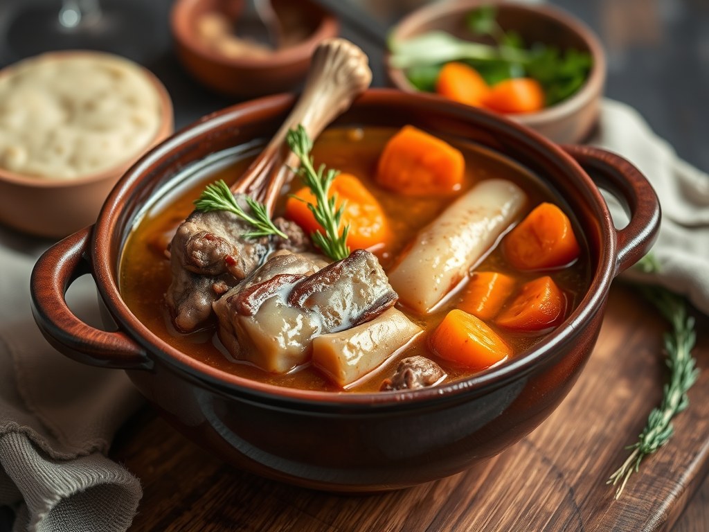 Pot-au-feu, AI-gegenereerde illustratie