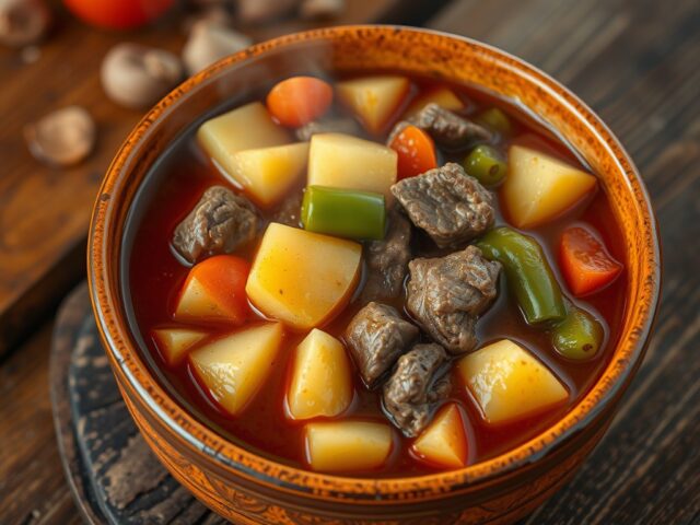 Pot-au-feu met stoofvlees