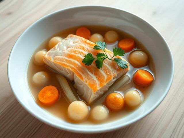 Pot au feu met zalm