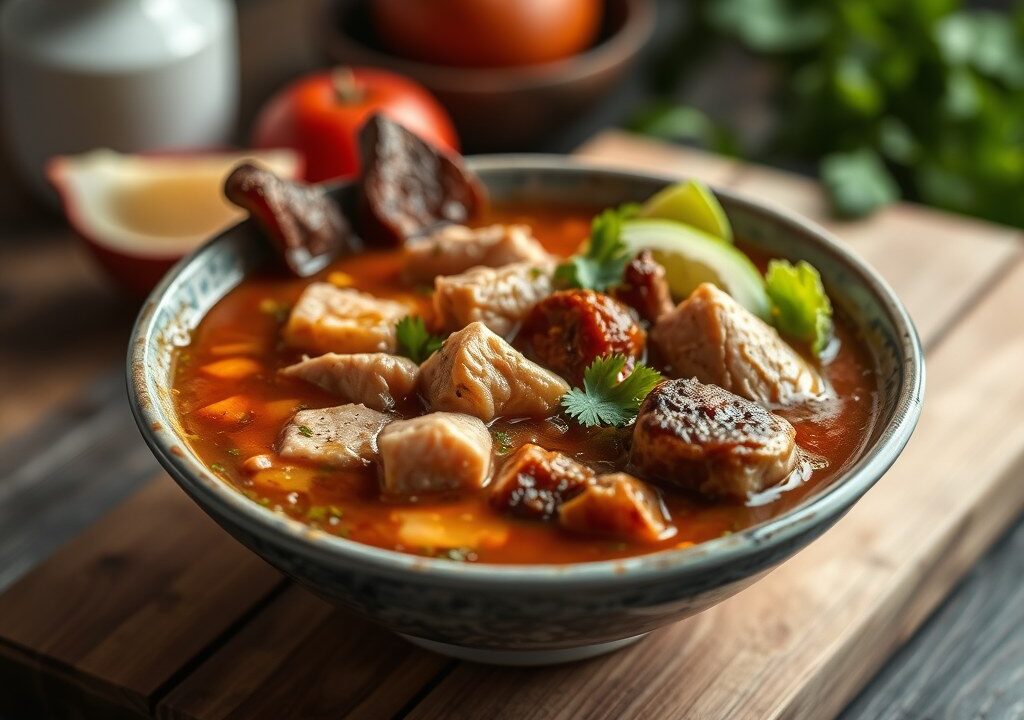 Pozole, AI-gegenereerde illustratie