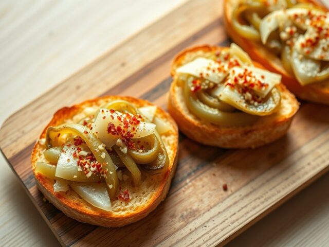 Prei toastjes