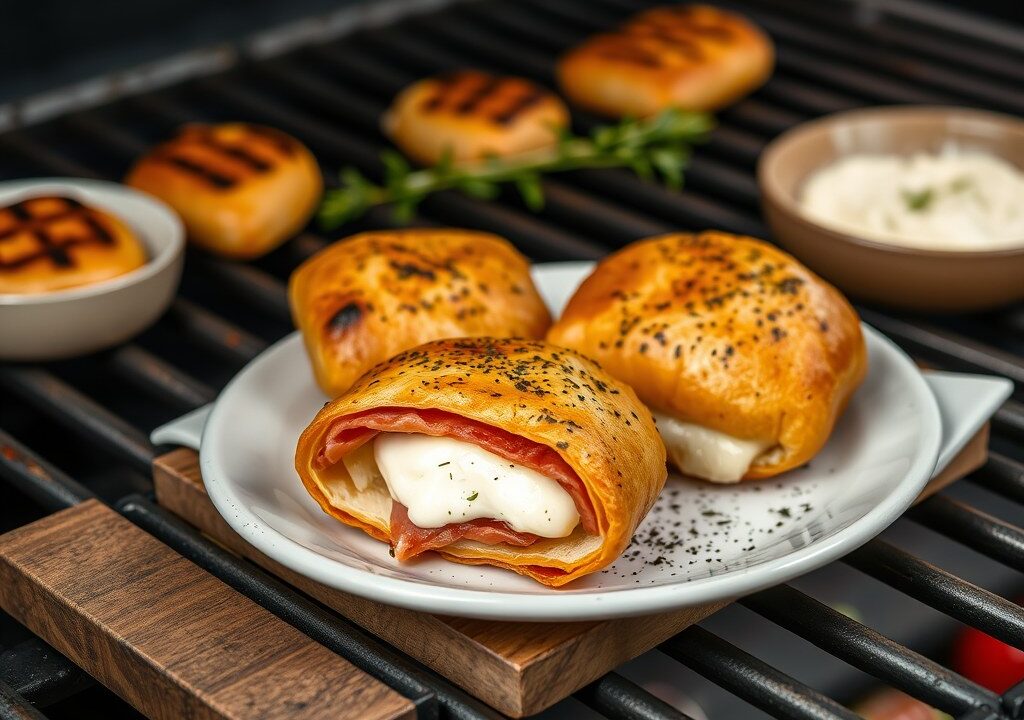 Preirolletjes met geitenkaas, AI-gegenereerde illustratie