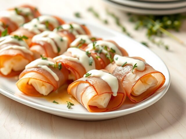 Preirolletjes met geitenkaas