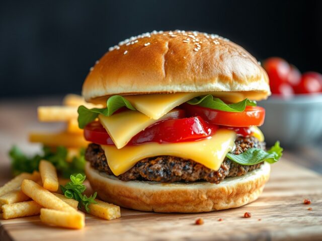 Prinsessenburger — AI-gegenereerde illustratie